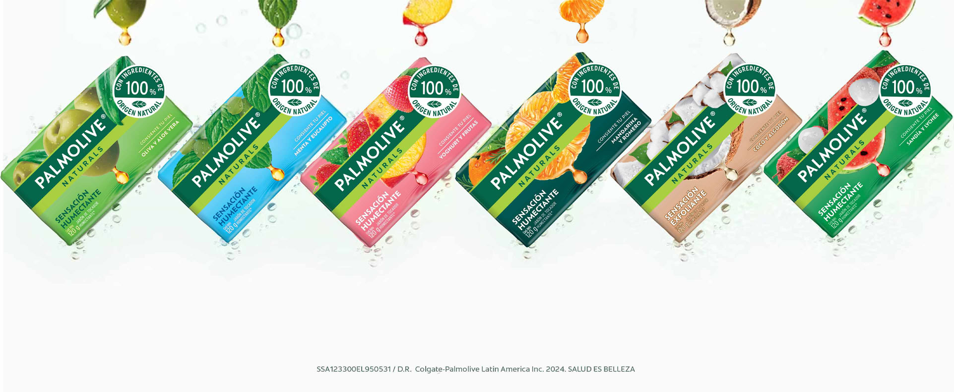 Presentaciones de los diferentes jabones en barra